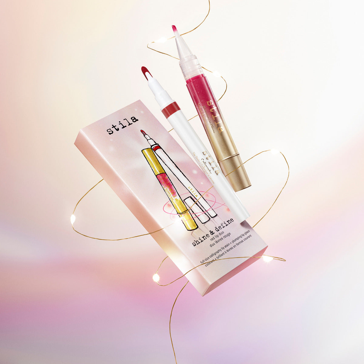 Shine & Define Lip Duo - Red