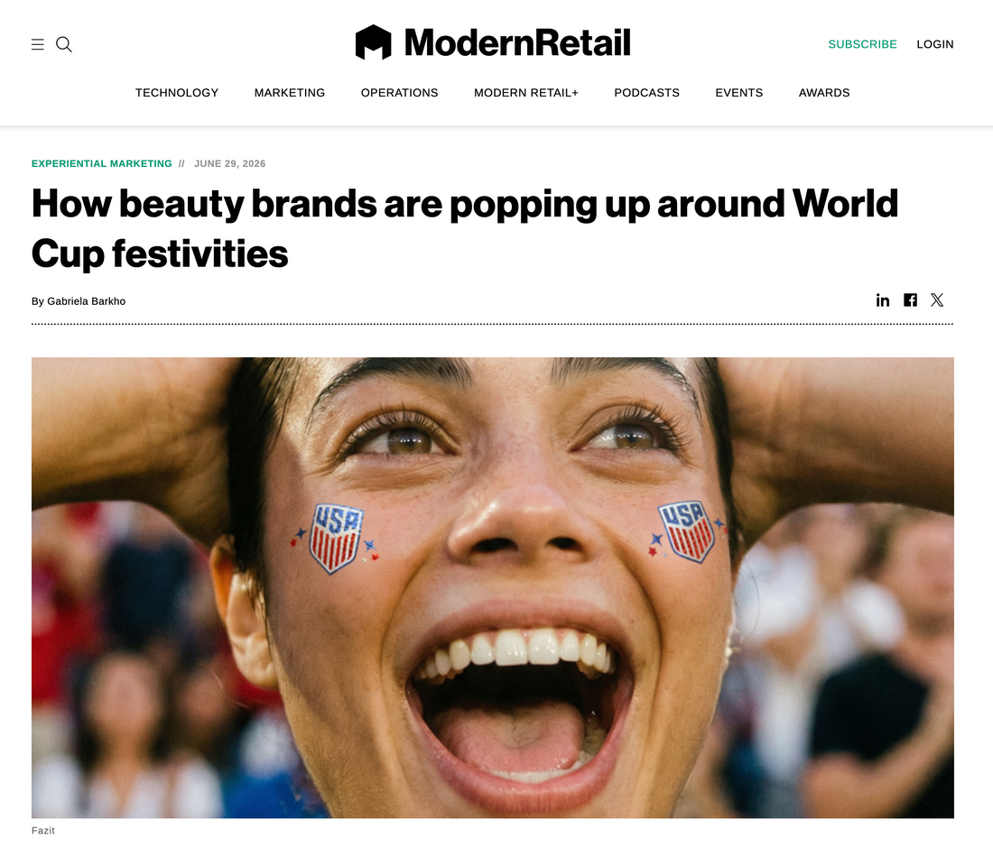 Modern Retail Highlights Blushington's Innovative World Cup Partnership