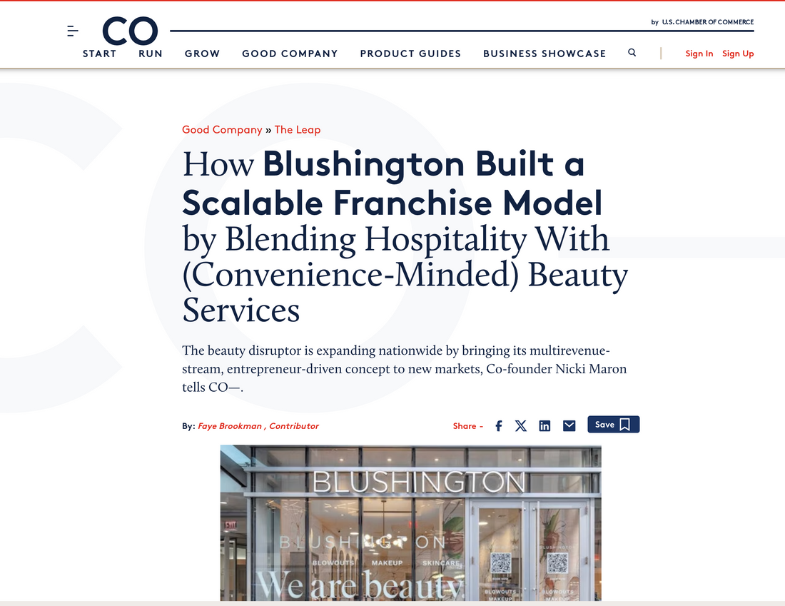 A 40-Year Beauty Industry Veteran Just Called Blushington's Model "Exactly Where This Industry Needs to Go"