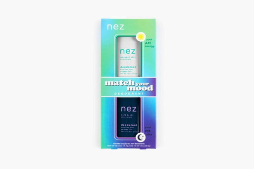 NEZ Match Your Mood 2-Pack Mini Travel Size Deodorants