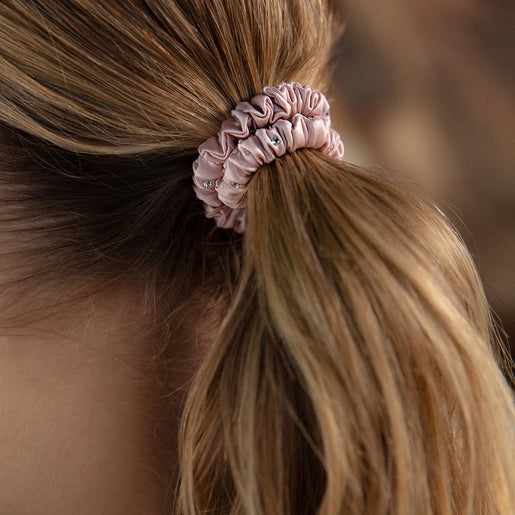Scrunchies de cristal